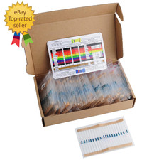 1460Pcs 1/4W 73 Values 1 Precision Metal Film Electronic Resistor Assortment Ki