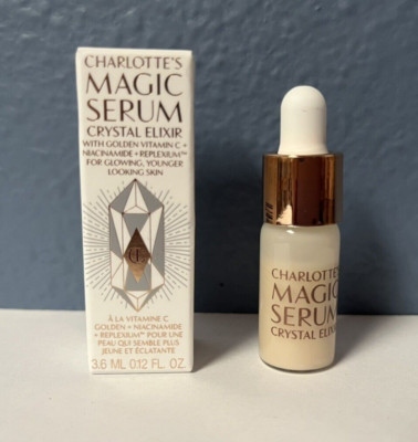 CHARLOTTE TILBURY Charlotte's Magic Serum Crystal Elixir Travel .12oz/3.6ml NIB