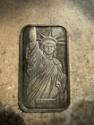 Statue Lady Liberty MTB Engelhard 1986 1 Troy oz .999 fine silver art bar C182