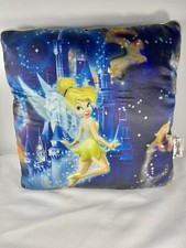 Disney Tinkerbell Throw Pillow Rare Find Night Time Background With Stars 