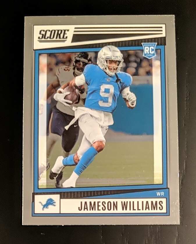 2022 Chronicles Score JAMESON WILLIAMS RC Rookie Chrome Premium SP Detroit Lions