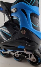 Cifaisi Inline Skates, Adjustable, Flashing Lights, Adult Size XL Blue