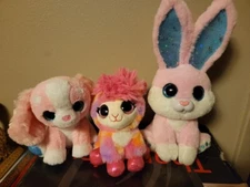 Zuru Pets Alive lot of 3 Animals Pink Dog Puppy Lllama Bunny Rabbit Pet Surprise