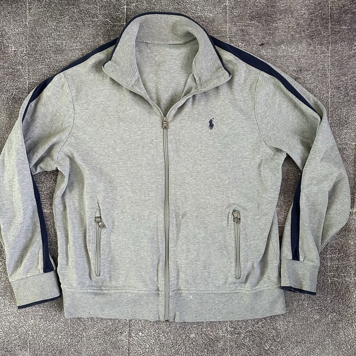 POLO　Ralph Lauren　Y2K 00s　track　Jacket Y2K Polo Ralph Lauren Track Jacket Men's Medium Navy Red Po