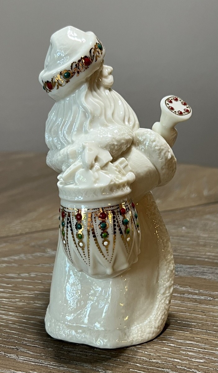 LENOX CHINA JEWELS PORCELAIN KRIS KRINGLE SANTA FIGURINE 1995 3RD