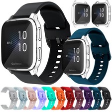 Watch Case  Strap For Garmin Venu SQ / SQ 2 Music Silicone Wrist Band TPU Cover