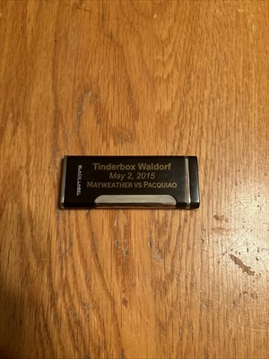 MAYWEATHER VS PACQUIAO BLACK LABEL LBL1100 LIGHTER