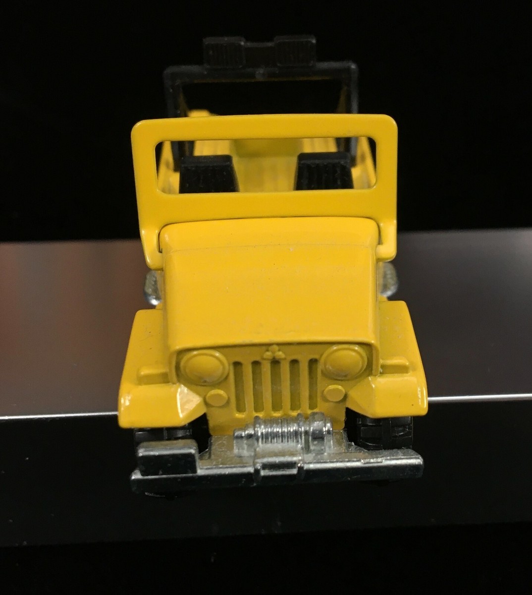 トミカ 三菱 H-J58 No.25 1/57 Vintage Tomica Mitsubishi H-J58 #25 Tomy Yellow Jeep Made in