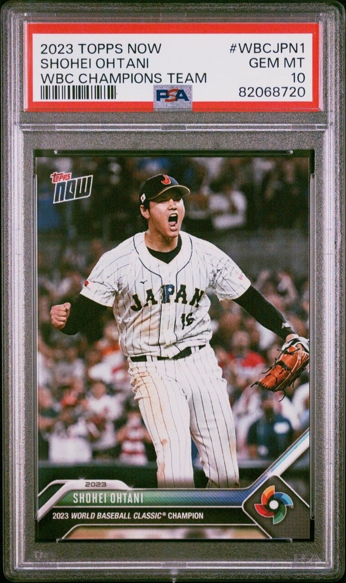 2023 Topps WBC Japan Champions Set PSA 10 Shohei Ohtani 2023 Topps WBC Japan Champions Set PSA 10 Shohei Ohtani
