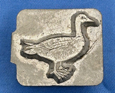 Vtg Craftool Co USA 3D Leather Stamp 8433 Duck Goose Craft tool Discontinued