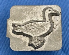 Vtg Craftool Co USA 3D Leather Stamp #8433 Duck Goose Craft tool Discontinued