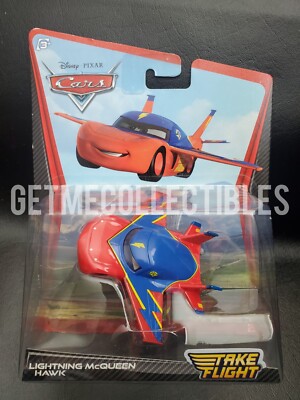 DISNEY CARS TAKE FLIGHT LIGHTNING MCQUEEN HAWK AIR MATER DELUXE