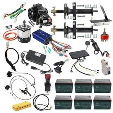 Full kit Rear Differential Axle 1500W 72V Motor Go kart ATV Dirt bike Drift Golf