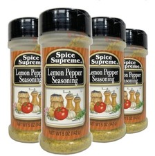 Spice Supreme LEMON PEPPER SEASONING Food Kitchen Cooking Herbs Spices 2oz 4Pack