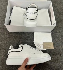 Alexander McQueen Schuhe Weiß mit schwarzem ...