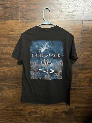 Godsmack Tour T-shirt Lighting Up Sky 2023 - M | eBay