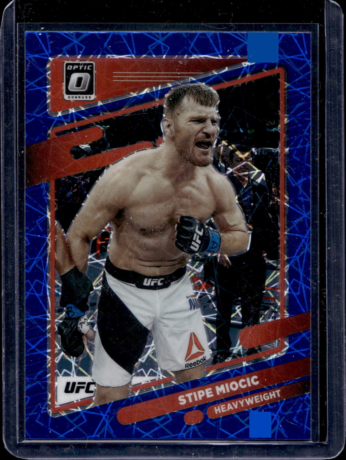 2022 Donruss Optic UFC #50 Stipe Miocic Blue Velocity