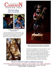 1993 AMERICAN INDIAN KACHINA ARTIST PRINT AD, DARRELL HUMETEWA, HOPI, PRINT AD
