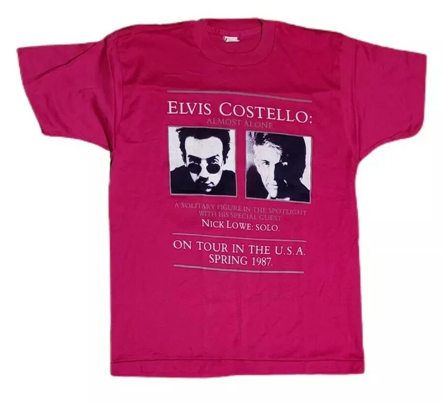 エルヴィス・コステロ ツアーTシャツ ヴィンテージ