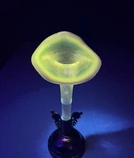 Antique Small Opalescent Jack in the Pulpit Single Epergne 7.5"