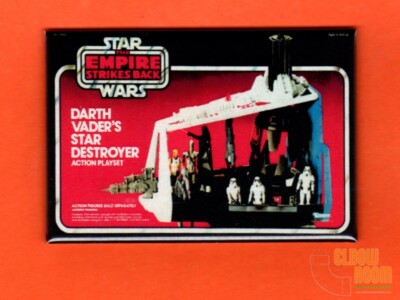 Kenner Star Wars ESB Vader's Star Destroyer box art 2x3'' fridge/locker magnet