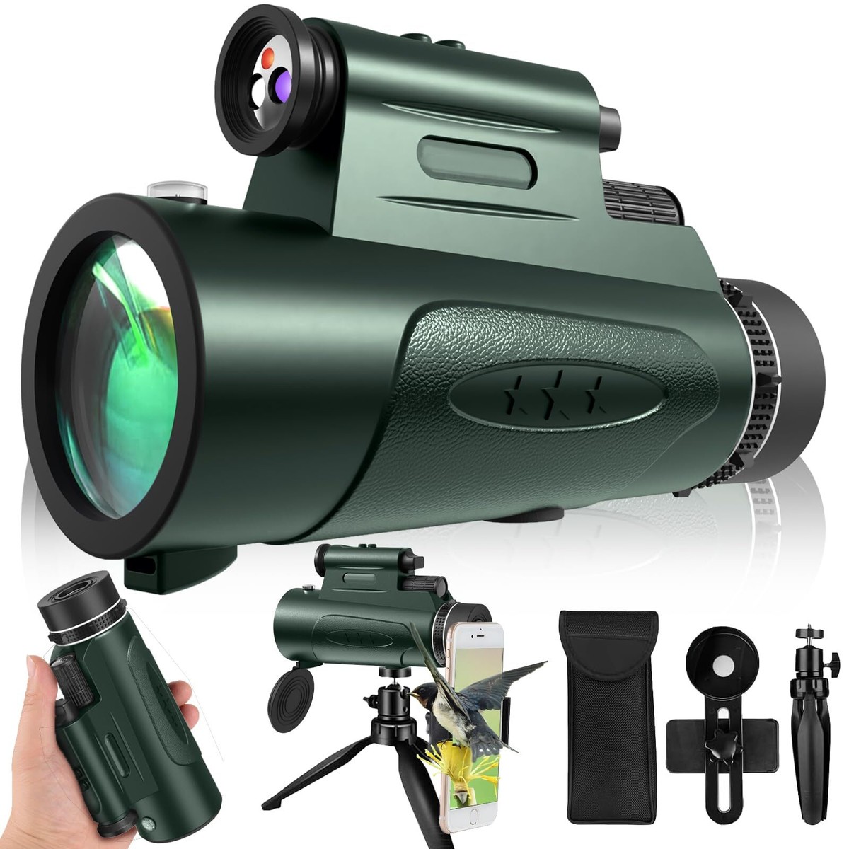 Vs 12x50 80x100 HD Monocular Telescope High Power Handheld Scope
