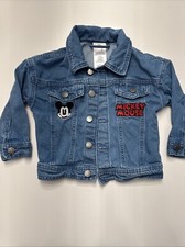 Disney Junior Denim Jacket Mickey Mouse Size 2T