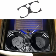 For BMW 5 Series M5 2017-2023 Carbon Fiber Center Console Water Cup Holder Panel