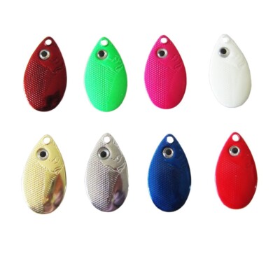 30pcs Spinner Blades #3  Walleye Rig Spinnerbaits Lure Making Supplies Trout
