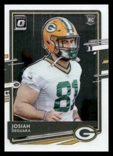 2020 Donruss Optic #142 Josiah Deguara Rookie Green Bay Packers