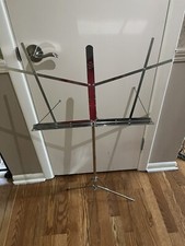 The Hamilton USA 400 Sheet Music Stand Folding Adjustable height, chrome finish