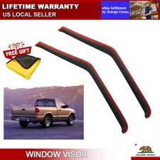 Window Visor Fit 1995-2005 Chevy S10 Blazer Sonoma Jimmy Guard Deflector US
