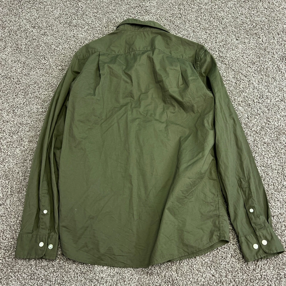 Sonoma Mens Dress Shirt Green Size Small Button Front EUC - Imagem 2 de 4