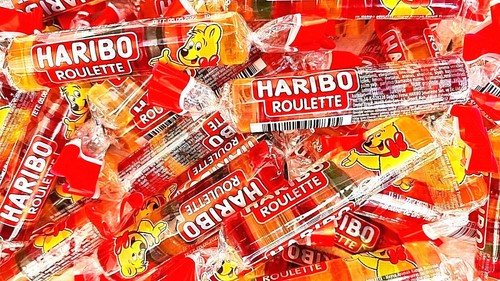 HALAL HARIBO ROULETTE GUMMY CHEWY SWEETS -KIDS PARTY BAG CANDY FILLERS BULK BUY - Picture 16 of 20