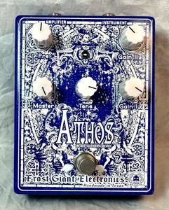 Frost Giant Electronics Athos Overdrive Gain Guitar Effects Pedal