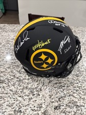 Steelers Legends HOF’ers (8) Signed Autographed  Full Size Authentic Helmet!