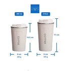 <!--F#f_0-->Insulated Coffee Mug Stainless Steel Travel Cup Double Wall Vacuum with Lid<!--F/-->