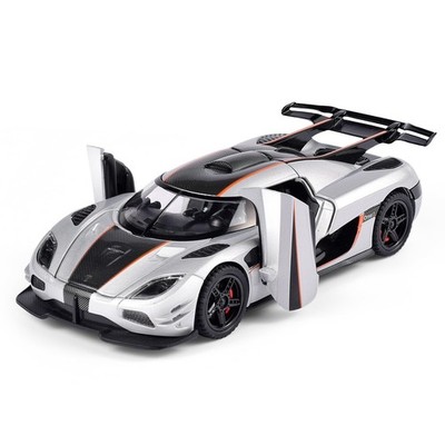 Toy Cars 1/32 Scale Koenigsegg One Diecast Cars,Car Models with Light Sound a...
