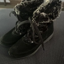 Easy Spirit Women's Esdabria Black Ankle Boots Size 7.5