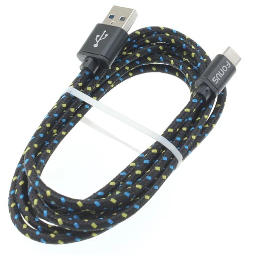 6ft USB Cable Type-C Charger Cord Power Wire USB-C Long Braided for SmartPhones