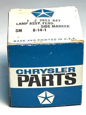 Nos 1968 Plymouth Gtx Roadrunner Satellite B Body Mopar Front Side Marker Light Nos 1968 Plymouth Gtx Roadrunner Satellite B Body Mopar Front Side Marker Light