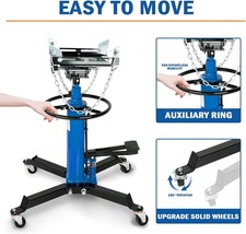 2 Stage Hydraulic 1660 Lbs Transmission Jack W360swivel Wheel Lift Hoist 2 Stage Hydraulic 1660 Lbs Transmission Jack W360swivel Wheel Lift Hoist