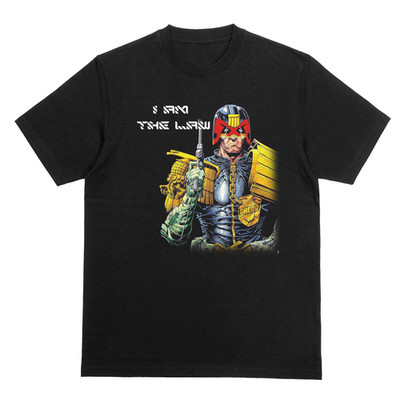 Judge Dredd Comic Book Tshirt | I AM THE LAW | Comics Superheld