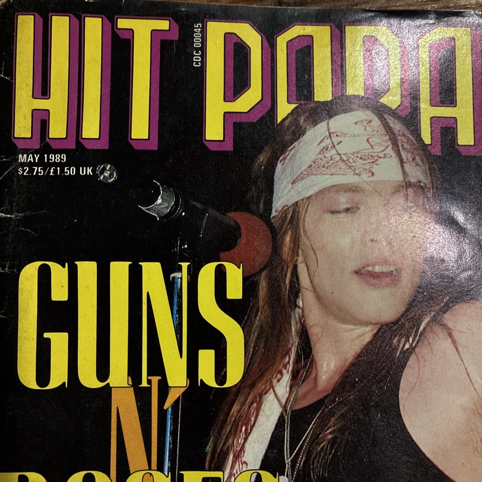 Hit Parader Magazine Guns N' Roses Lies Lies Lies Cover Axl Rose - Image 3 of 4