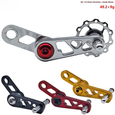 Für Dahon Kettenspanner kompatibel Aluminiumlegierung mit Radführung Zentrierung