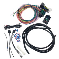 Universal 14 Fuse 12-14 Circuit Wire Harness Gxl Copper Wire Race Xl Wires Universal 14 Fuse 12-14 Circuit Wire Harness Gxl Copper Wire Race Xl Wires