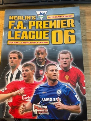 Merlin FA Premier League 2006 - Leeralbum & kompletter lose Satz
