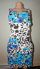 Tango Mango Collection Floral Tropical Vacation Style Women's Dress Size S