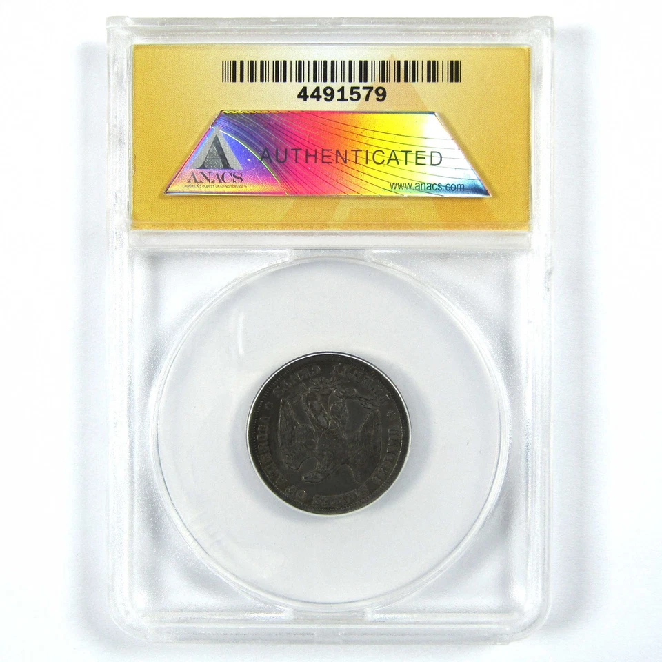1875 CC Seated Liberty 20c VF 20 Details ANACS Silver SKU:I11895 - Image 2 of 4