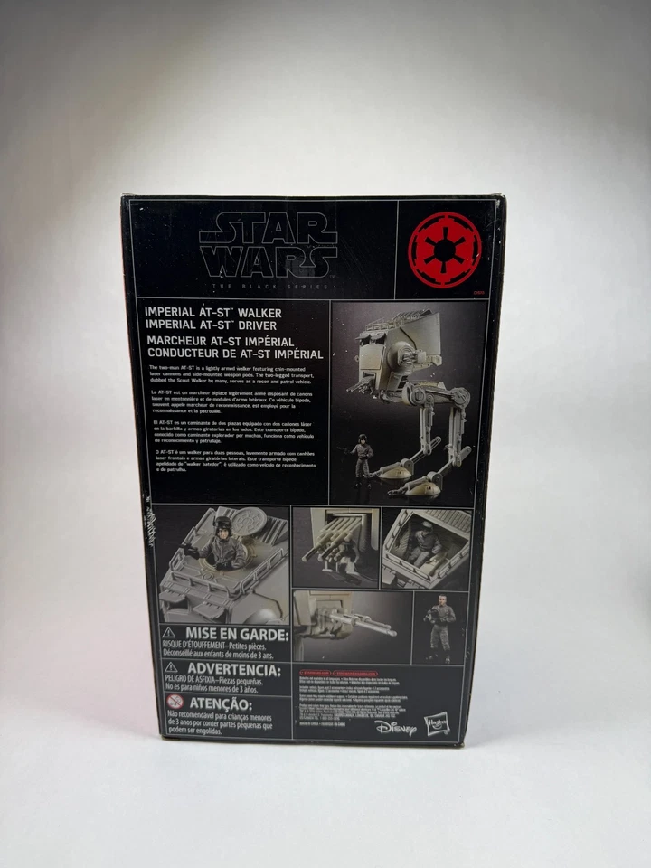Juego de figuras Imperial AT-ST Walker & Driver Star Wars Black Series 3,75" nuevo en caja Foto 2 de 3
